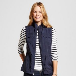 💙HP💙 Merona Navy Blue Utility Vest